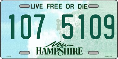 NH license plate 1075109