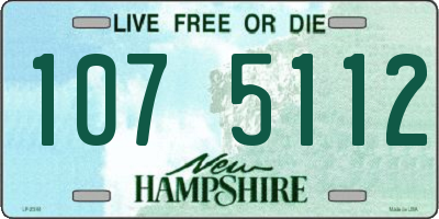 NH license plate 1075112
