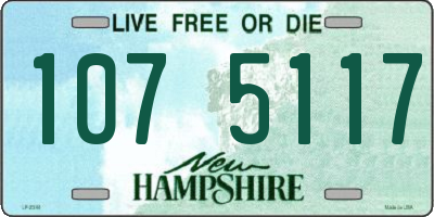 NH license plate 1075117