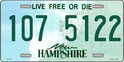 NH license plate 1075122