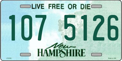 NH license plate 1075126