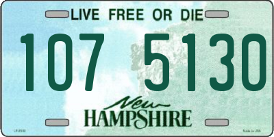 NH license plate 1075130