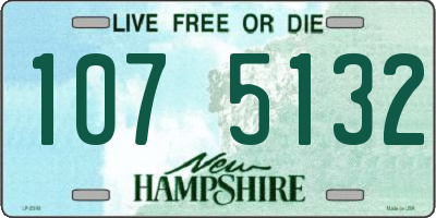 NH license plate 1075132