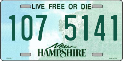 NH license plate 1075141