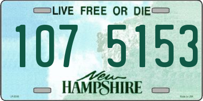 NH license plate 1075153