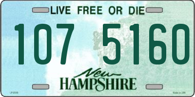 NH license plate 1075160