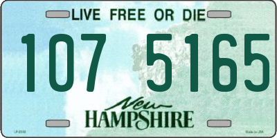 NH license plate 1075165