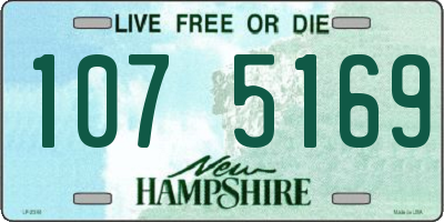 NH license plate 1075169