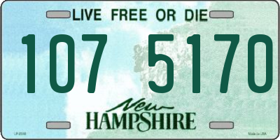 NH license plate 1075170