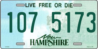 NH license plate 1075173