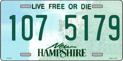 NH license plate 1075179