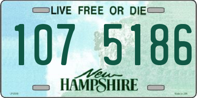 NH license plate 1075186