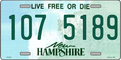 NH license plate 1075189