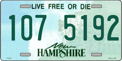NH license plate 1075192