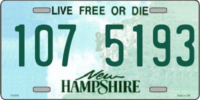NH license plate 1075193