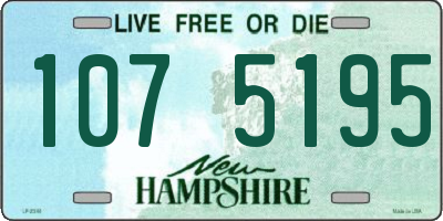 NH license plate 1075195