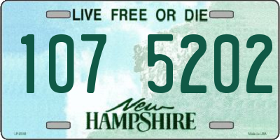 NH license plate 1075202