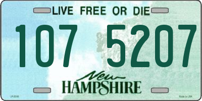 NH license plate 1075207