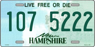 NH license plate 1075222