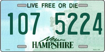 NH license plate 1075224