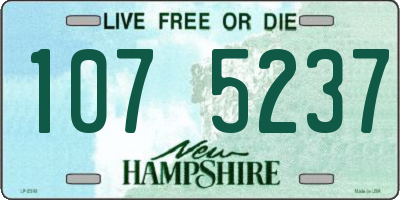 NH license plate 1075237