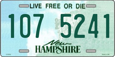 NH license plate 1075241