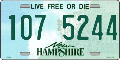 NH license plate 1075244