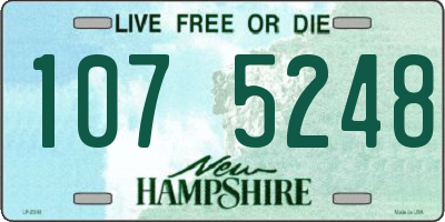 NH license plate 1075248