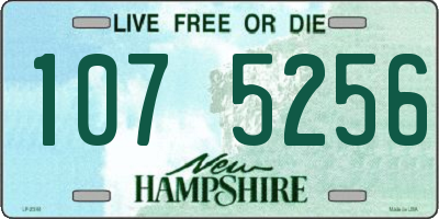 NH license plate 1075256