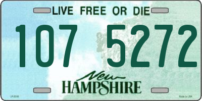 NH license plate 1075272