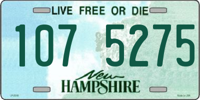 NH license plate 1075275