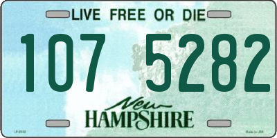 NH license plate 1075282
