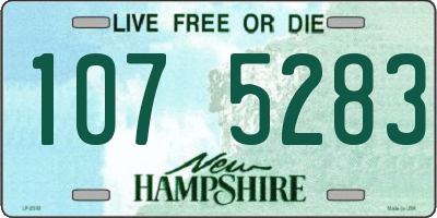 NH license plate 1075283