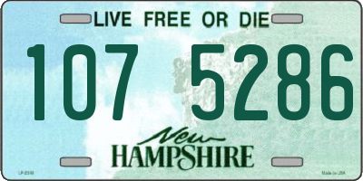 NH license plate 1075286