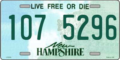NH license plate 1075296