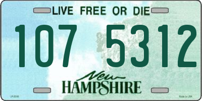 NH license plate 1075312