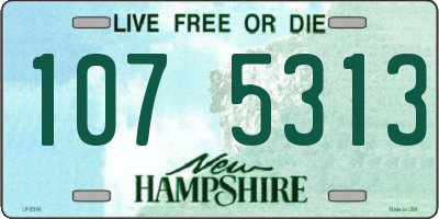 NH license plate 1075313