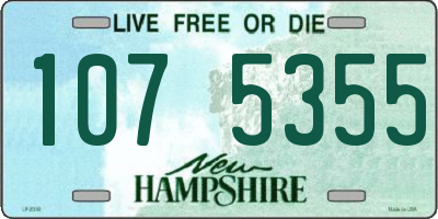 NH license plate 1075355