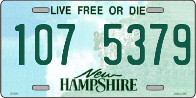 NH license plate 1075379