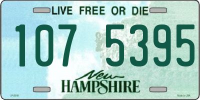 NH license plate 1075395