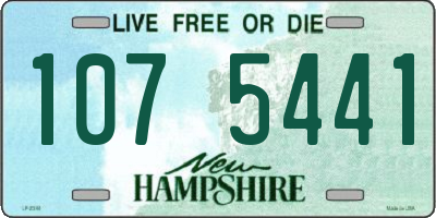 NH license plate 1075441