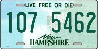 NH license plate 1075462