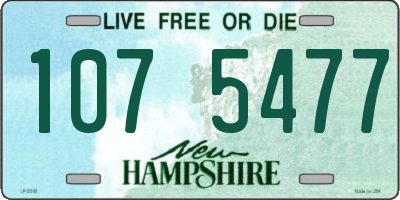 NH license plate 1075477