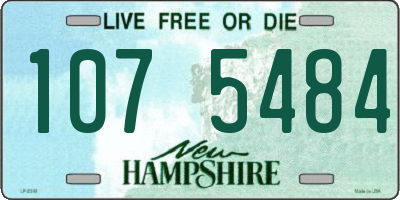 NH license plate 1075484