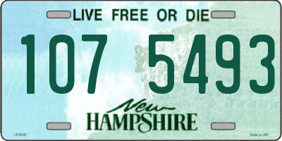 NH license plate 1075493