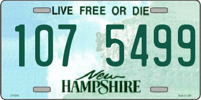 NH license plate 1075499