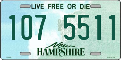 NH license plate 1075511