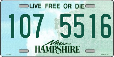 NH license plate 1075516