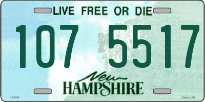 NH license plate 1075517