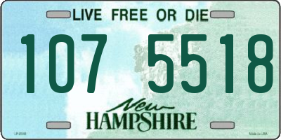NH license plate 1075518